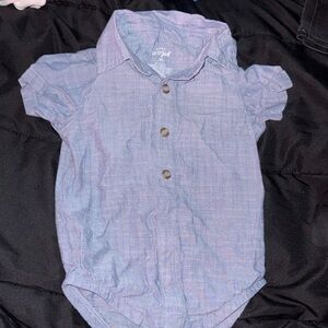Cat & Jack Light Blue Button-Down Shirt